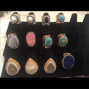 Boutique adjustable rings